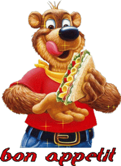 Bon appétit ours sandwich